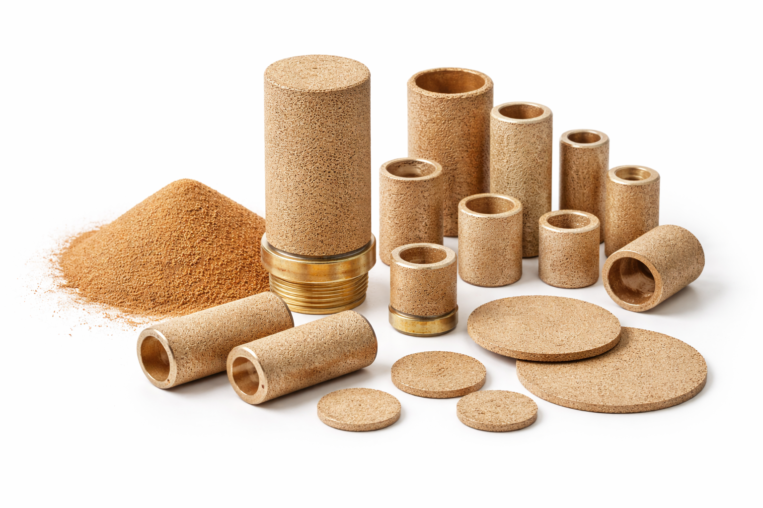 Pós metálicos para meios filtrantes: porosidade, estabilidade e ajuste de processo